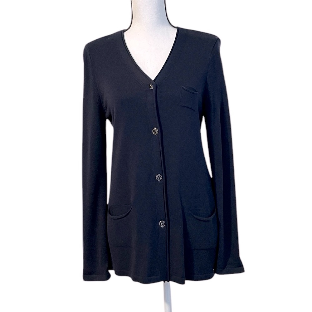 Saint James Navy Cardigan